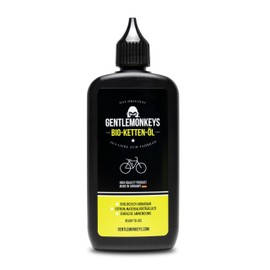 GENTLEMONKEYS Bicycle Chain Oil Organic (100 ml) • Bicycle Chain Oil • Makes Bicycle Chain Smooth Running & Prevents Wear • Chain Oil for Sprocket, Chain, Rear Derailleur • Protects & Lubricates