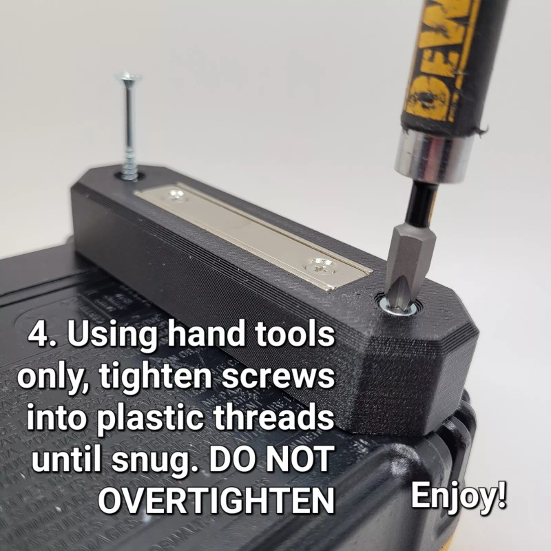 DEWALT Magnetic Charger Mount, Fits models DCB1106 & DCB118 12V,