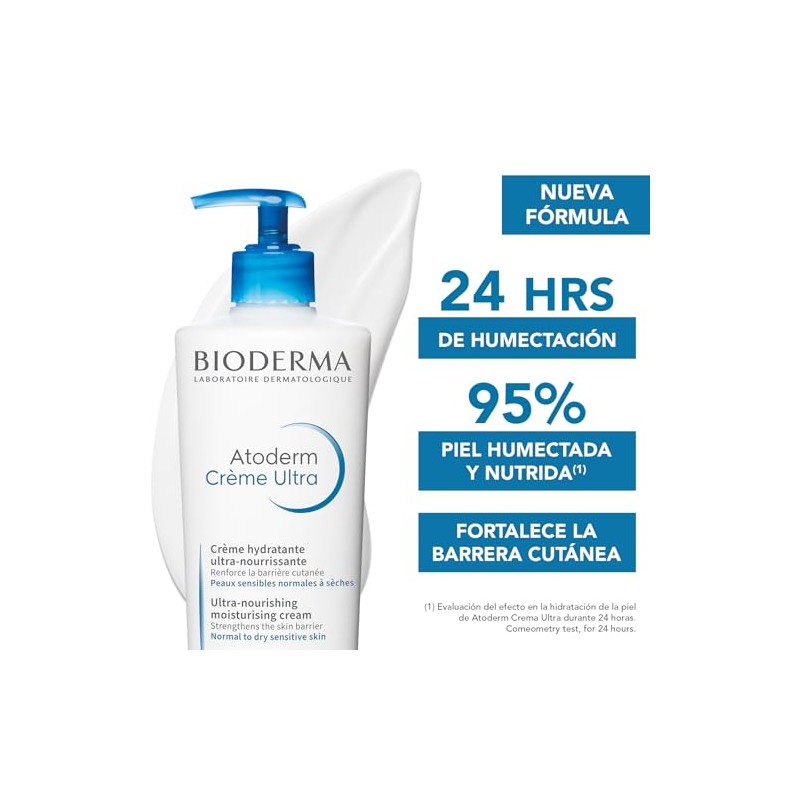 BIODERMA, Atoderm, Crema Nutritiva, Humectacin intensa, Skincare Piel Normal a