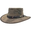 Jacaru Australia 1133 Roo Nomad Traveller Hat with Bag, Stonewash