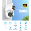 Dual Lens Security Camera 360° Pan Tilt Wireless Surveillance Camera