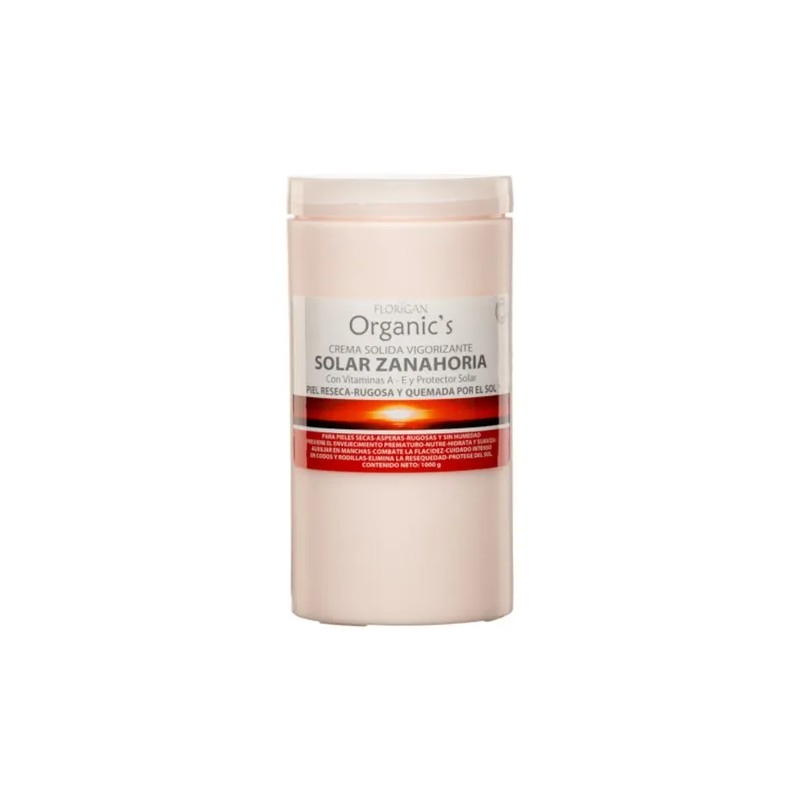 Crema Corporal Humectante Zanahoria Florigan 1kg Pack De 5
