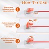 Pack of 60 Cable Connectors, 2-Pin 3-Pin 4-Pin and 5-Pin
