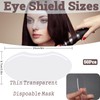 QIOOLEEO 50 Pcs Disposable Shower Face Shield, Eye Shield After