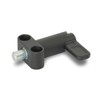 Ganter Normelemente Locking latch, rotary latch, door latch, GN 612.9-6-10-16-SW,