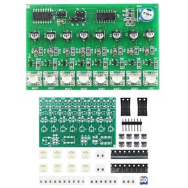 Yidab SMD Soldering Practice Kit DIY Adjustable Flash LED White Flash LED Plug-in Circuit Kit SMT Electronics Projects Learn How to Solder(03BD05)