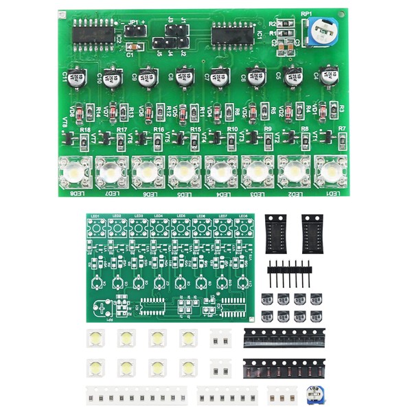 Yidab SMD Soldering Practice Kit DIY Adjustable Flash LED White