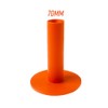 ECADDIE 70mm Orange Driving Range Rubber Golf Tees (3 Pack)