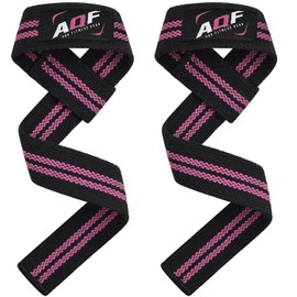 AQF Weight Lifting Straps for Gym, Anti-Slip Non-padded Training Wrist Support Straps Bodybuilding Powerlifting Fitness Webbing Bar Grips