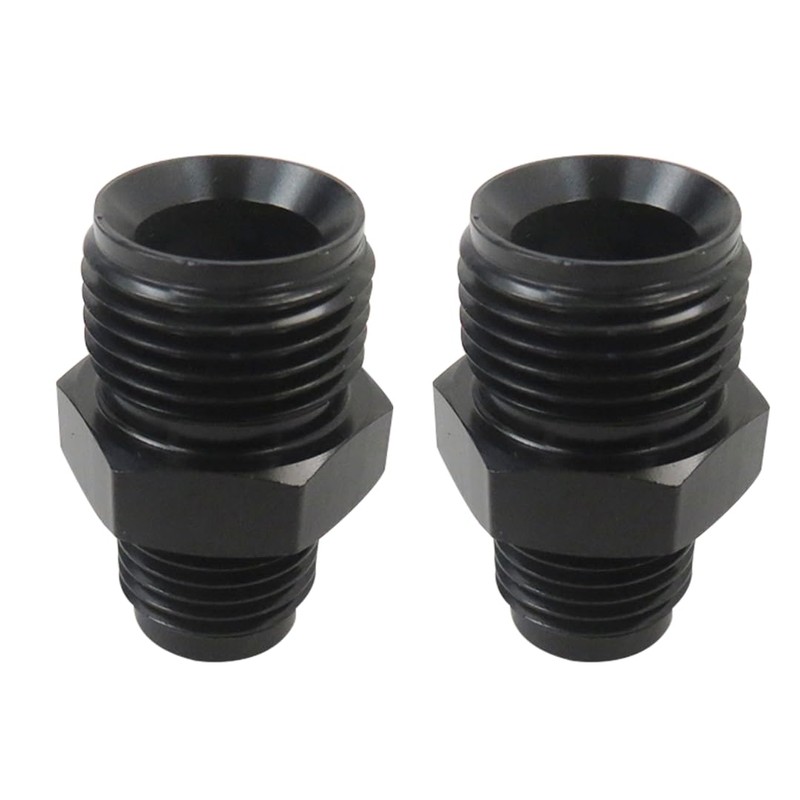 YKISON Upgraded 6AN Power Steering Fittings 5/8-18 and 11/16-18 Inverted