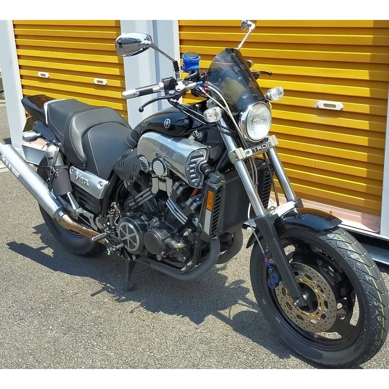 Yamaha Vmax 1200 Aluminum CNC 3-Level Adjustable Side Stand Chrome