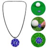 Yardwe Golf Ball Marker Golf Hat Clip Necklace Golf Marker