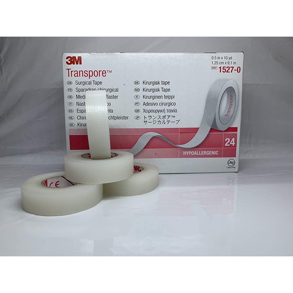 3M 1527-0 Transpore Tape (Pack of 24)