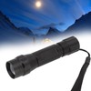 LED Flashlight White Light Battery Powered Aluminium Alloy Retractable Zoom