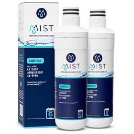 Mist ADQ74793501 Refrigerator Water Filter Replacement for LG LT1000P, WD-LT1000P, Kenmore 46-9980, Fridge LMXS28626D – NSF 42 Certified – 2 Pack