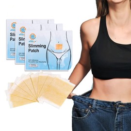 Bellygo Natural Herbal Abdomen Waist Patch Hibana Patches, 100 Pcs/10 Bags