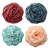 Set of 4 Rose Shaped Shower Sponge, Soft & Skin-Friendly