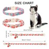 UP URARA PUP Cat Collar,2Pack Summer Cat Collars Cute Breakaway,Spring
