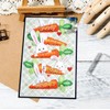 Merry Easter Bunny Carrots Metal Die Cuts,Spring Sunflower Frame Leaf