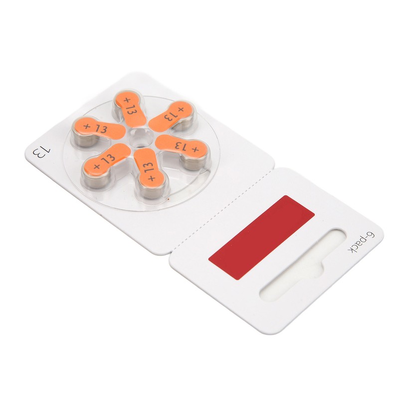 60pcs A13 Hearing Device Battery Zinc Air Lasting Power Sound