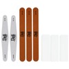 Delibeauty Pro File Nail Care Zebra 2p + Wood 3p