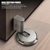 EVTSCAN Modern Silent Mechanical Door Stopper, Brushed Nickel, Adjustable Height,
