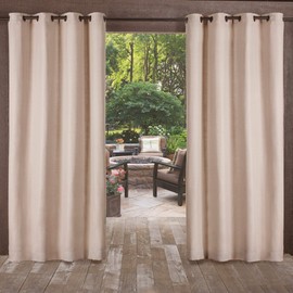 Exclusive Home Curtains Delano Panel Pair, 54x120, Taupe