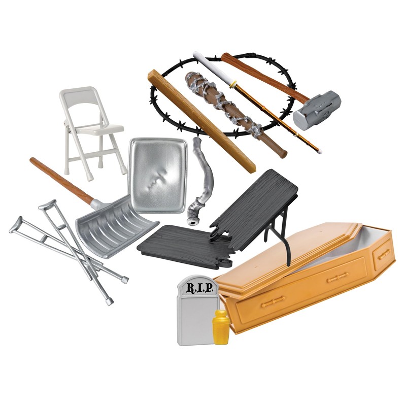 Hardcore Coffin 15 Piece Accessory Set for Wrestling Action Figures