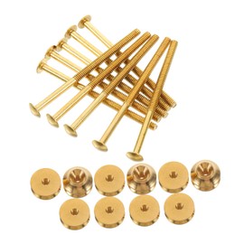 COLLBATH 10sets Brass Screw Kit Assortment for Teapot Knob Repair Copper Nuts and Bolts Set Versatile for Household Use Secure Fit for Stability and Longevity