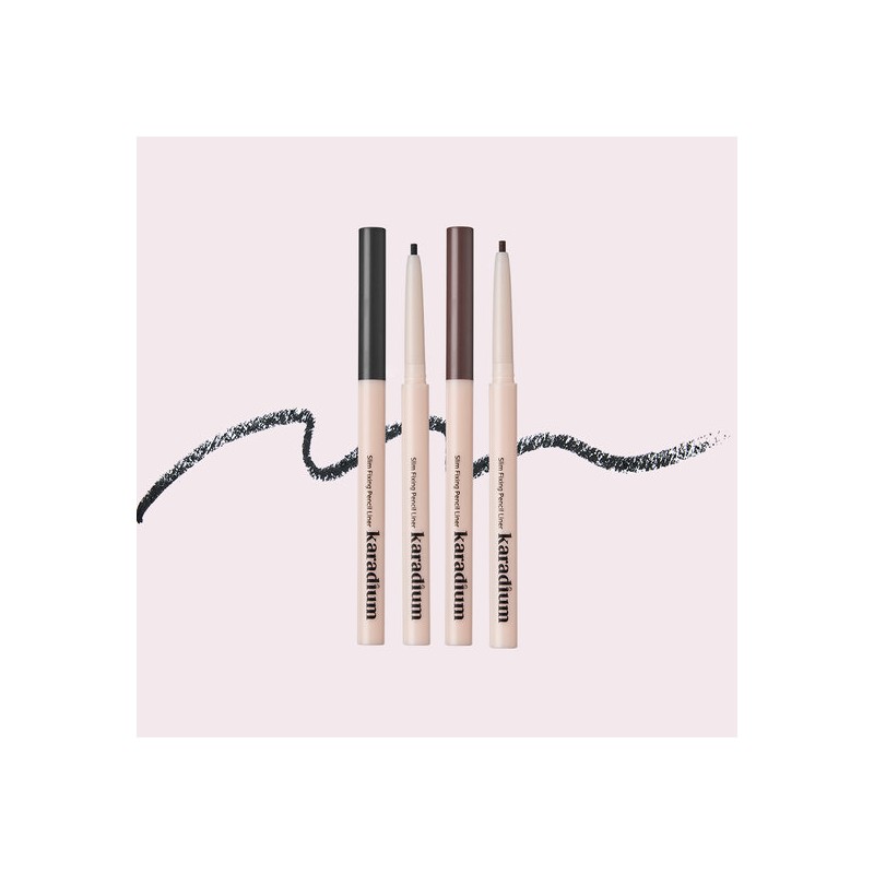 Karadium [Karadium] Slim Fixing Pencil Liner - No. 1 Black