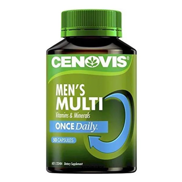 Cenovis Multivitamínico Masculino Diario 50 Cápsulas Salud