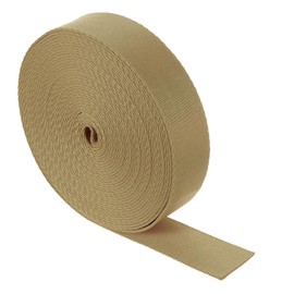 sourcing map 10 Yards Nylon Webbing Strap, 1 3/8-inch(38mm) Flat Webbing Straps Nylon Heavy Duty Webbing Strap for Luggage Strap Backpack Repairing DIY Crafting, Khaki