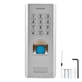 Waterproof Fingerprint Reader Password Door Access Control Keypad Security Entry