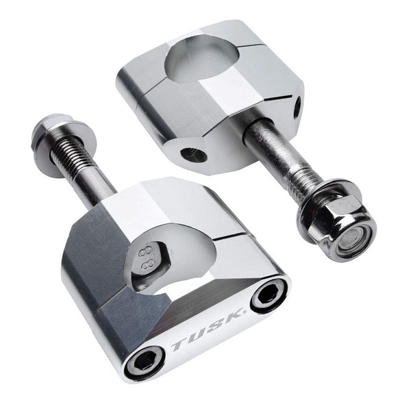 Tusk Universal Rubber Mounted Handlebar Clamp Kit 1 1/8" Bars