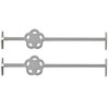 Takakuwa Metal Cutlery Rest Silver Long 2 pcs mizuhiki 408184