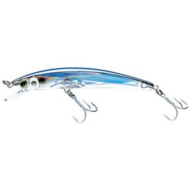 Yo-Zuri Crystal 3D Minnow Floating Lure, Blue Silver, 4-3/8-Inch