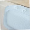 KOMBIUDA PVC Bathtub Pillow Suction Cup Bath Neck Support Spa