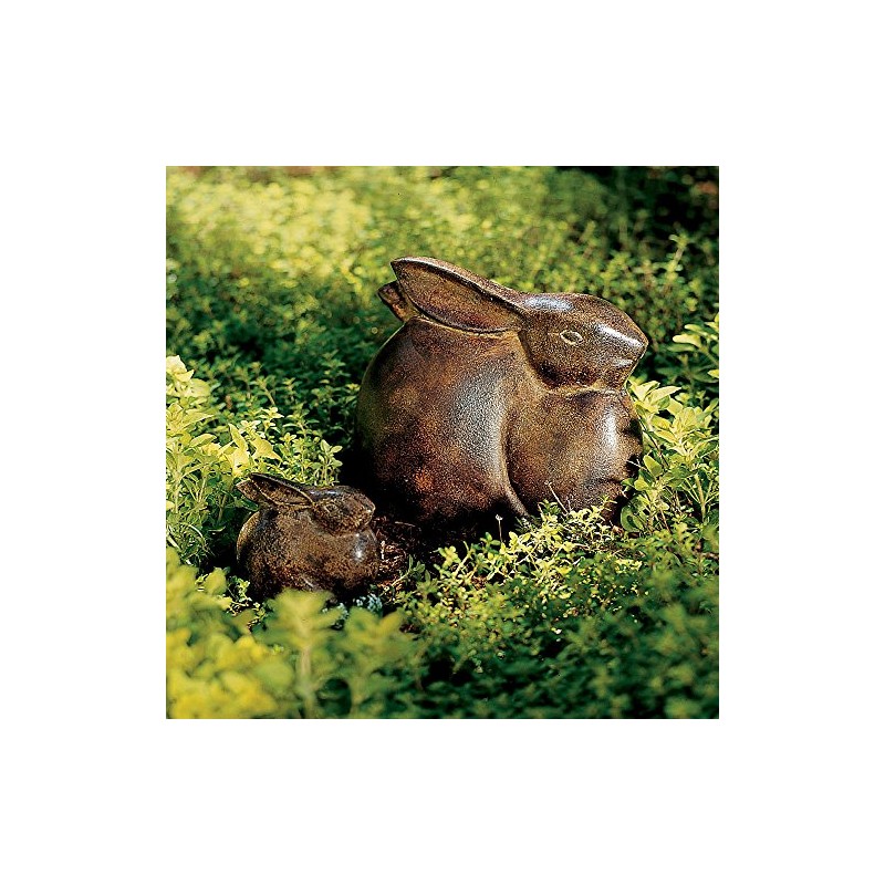 Achla Designs Moon Bunny Garden Statue, Small