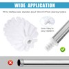 2PCS Toilet Bowl Brush Replacement Head, Toilet Brush Head Replacement