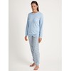 CALIDA Sweet Dreams Women's 100% Cotton Cuffed Pyjamas with Fabric