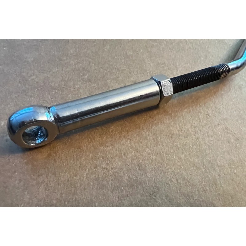 New Reproduction 33859-36 Harley WL 45" Chrome Shifter Rod 1941-1952
