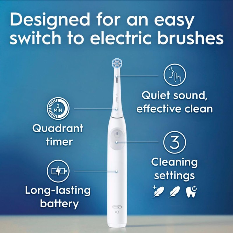 Oral-B iO Series 2 Rechargeable Electric Powered Toothbrush Starter Kit,