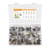 40 Pack Electric Motor Carbon Brushes Set, 10 Different Sizes