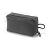 MUJI 84473913 Wrinkle Nylon Large Opening Pouch, Dark Gray, S,