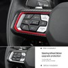 BETTERHUMZ Car Steering Wheel Button Frame Trim for Ford Mustang