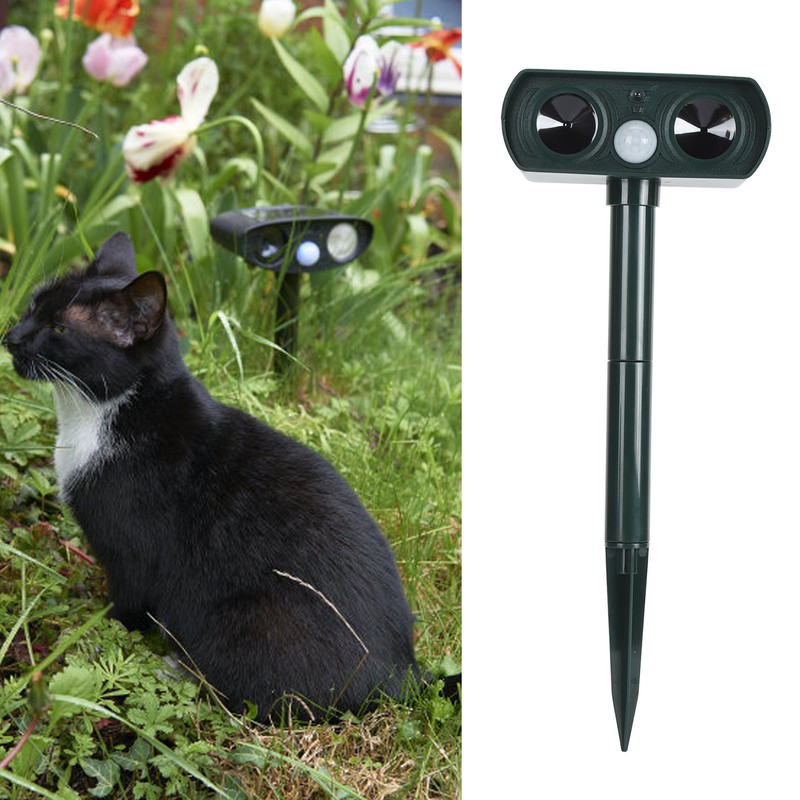 Ultrasonic Solar Animal Repeller Professional High Sensitivity Infrared Long Range