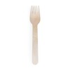 Vegware Compostable Wooden Forks, Case of 1000, Disposable, Renewable Sustainably