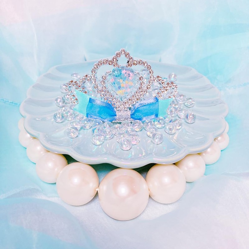 Minacute Q5897 Mermaid Tiara, 3.1 inches (8 cm) Diameter