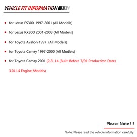 JLEO Front Lower Control Arm with Ball Joint Fits for Lexus ES300 1997-2001,for Lexus RX300 2001-2003,for Toyota Avalon 1997,for Toyota Camry Suspension Kit K620052 K620051 K90311 K90312 K9499
