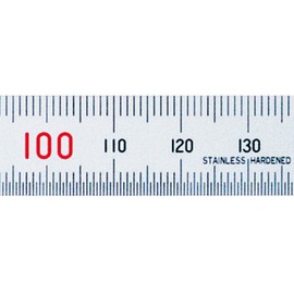 Shinwa Sokutei 76751 Straight Ruler, Silver with Stopper, 5.9 inches (15 cm)